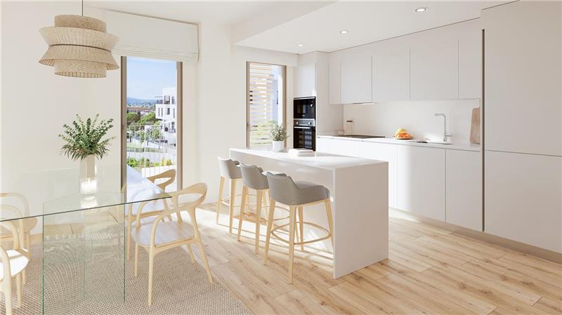 A Estrenar. Apartamento en residencial con piscina y jardines comunitarios,