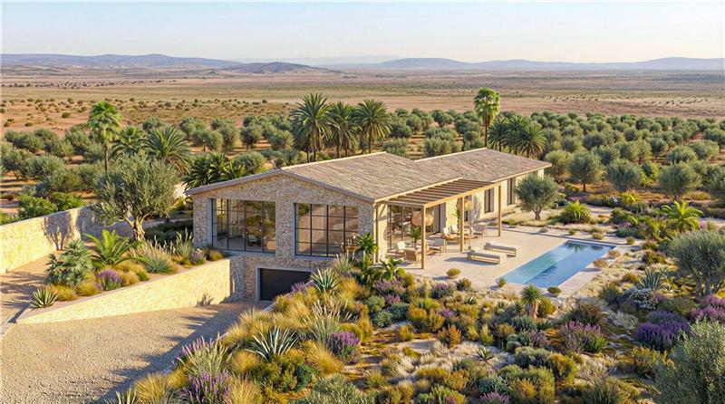 Newly built country house on a plot of approximately 22,000 m² in Llubí